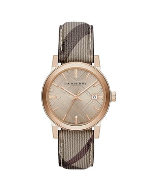 Burberry BU9040 The City Rose Gold Tone Damenuhr