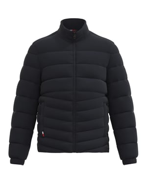 Branded Collar Jacket von Tommy Hilfiger in der farbe Blau und in größe XXL.