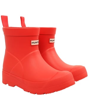 Hunter Play Gummistiefel für kleine Kinder, Rot