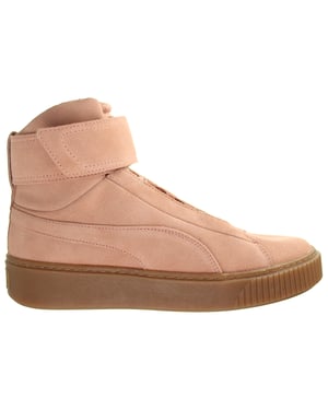 Puma -Bahnsteig in mittlerer Ow Womens Pink Trainer