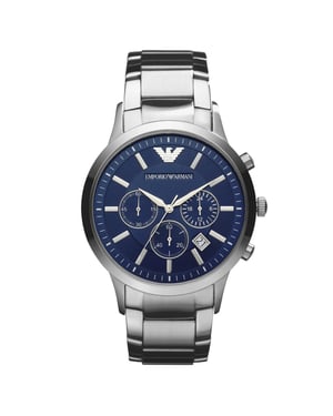 Emporio Armani Renato Silber Herren Armbanduhr AR2448