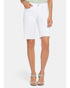 Boyfriend-Shorts aus weißem Premium-Denim | Optikweiß