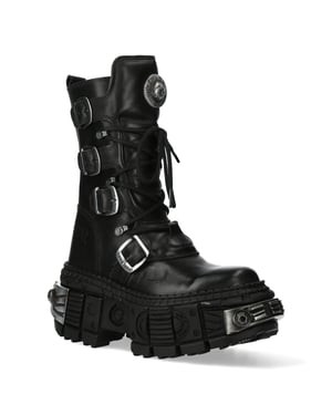 New Rock mittelhohe Gothic-Lederstiefel-WALL1473-S3