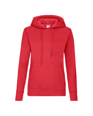 Fruit of the Loom - "Classic" Kapuzenpullover für Damen (Rot)