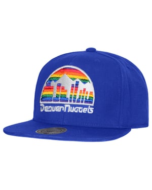 Mitchell & Ness Denver Nuggets Mens Blue Cap