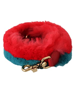 Dolce & Gabbana Blue Blue Rabbit en cuir en cuir en cuir