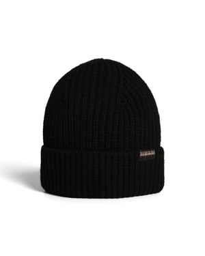 Foli 3 Beanie von der Marke Napapijri. Die Foli 3 Beanie ist aus hochwertigem Polyester gefertigt und hat eine normale Passform.  Marke: NapapijriModellname: Foli 3 BeanieKategorie: MützenMaterialien: PolyesterFarbe: schwarz