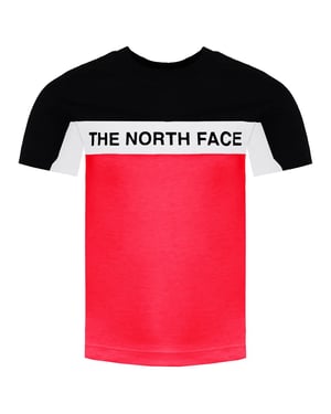 The North Face Rochefort Kinder T-Shirt Rot/Schwarz