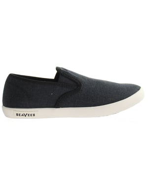 Seavees Baja Slip auf Standard schwarze Vintage schwarze Damenschuhe