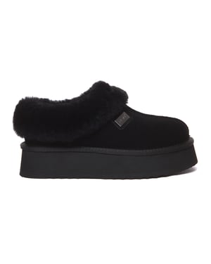 EVER AU Damen Leder Hausschuhe - Topknot