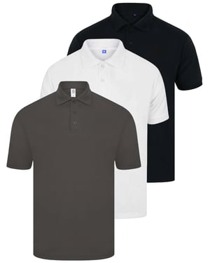 Kruze | Herren Poloshirts (3er Pack) - SCHW/GRU/WHS