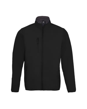 SOLS Herren Radian Soft Shell Jacke (Schwarz)
