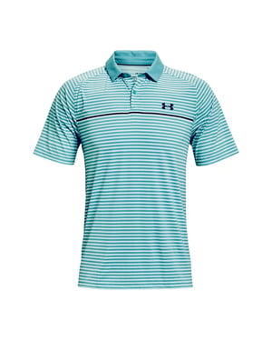 Under Armour Iso-Chill Hollen Herren Blue/White Golf Polo Shirt