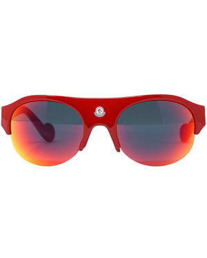 Moncler ML0050 68C Rote Sonnenbrille
