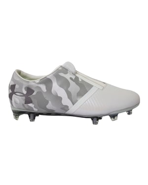 Under Armour UA Spotlight White Leder FG Football Stiefel - Herren