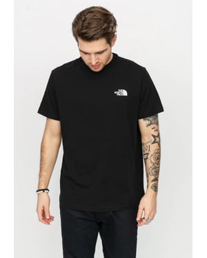 The North Face Mens SS einfache Kuppel T Shirt schwarz