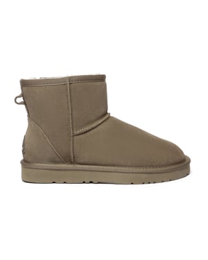 EVER AU Damen Leder Kurzstiefel - Ostrich