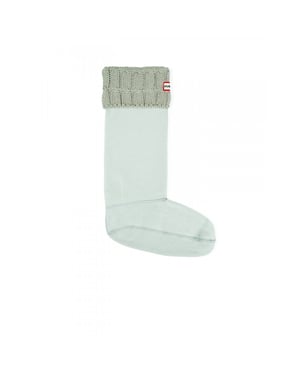 Hunter 6 Stichkabelmanschette Beige hohe Stiefel Socken