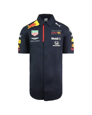 Puma Aston Martin Red Bull Racing Team F1 Kurzarm Herrenhemd 762883 01