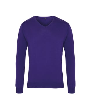 Premier - Sweatshirt V-Ausschnitt für Herren (Violett)