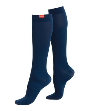 VIM&VIGR - Abgestufte Kompressionssocken für Unisex 15-20 mmhg mit feuchtigkeitstransportierendem Nylon - Navy