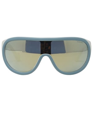 Moncler ML0047 86C Weisse Sonnenbrille