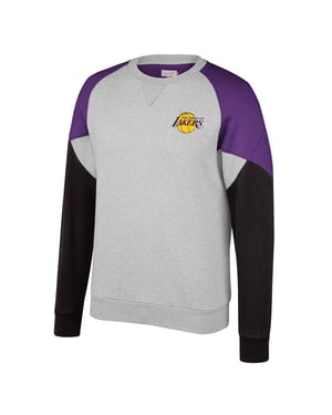 Mitchell & Ness La Lakers Handelsblockmenschen -Pullover