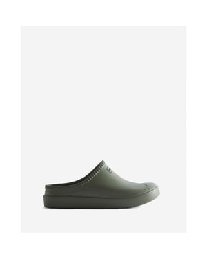 Hunter In/Out Bloom Algae Unisex Grüne Clogs