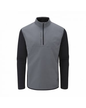 Under Armour Evolution Daytona Mens Grey-schwarzer Hybridgolfpullover