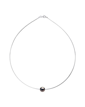 DIADEMA - Halskette - Omega - Silber und Tahiti-Perle