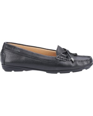 Hush Puppies Womens/Ladies Maggie Slip On Mokassin (Schwarz)