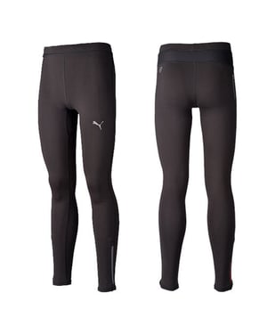 PUMA CR Tech KC Kompression Männer Langes Fitnessstudio Running Strumpfhosen schwarz 509758 01