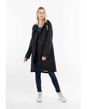 ICEBOUND Regenjacke mit Innenprint Damen Schwarz