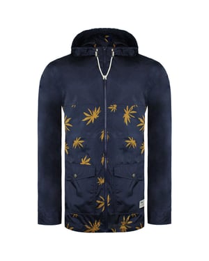 Vans von der Wand gedruckte Herren Marine/braune Jacke