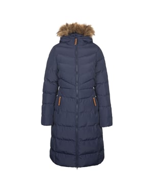 Trespass - Lange Daunenjacke AUDREY - Damen (Marineblau)