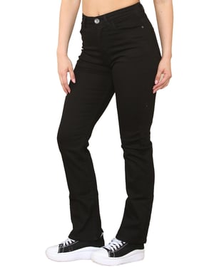 Enzo | Womens Bootcut Jeans - Schwarz