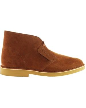 Clarks Originals Desert Womens Brown Stiefel
