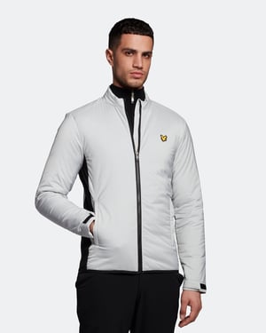 Lyle & Scott Golf Primaloft Jacke in Weiß