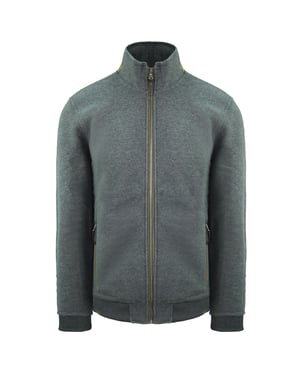 Hackett London Classic Fit Herren Harrington-Jacke in Grau