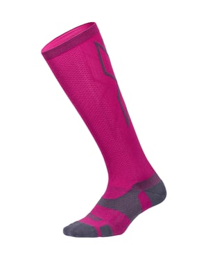 2xu leichte Kissen Voller Herren Pink/Grau Länge Socken