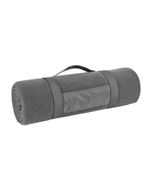 SOLS Plaid Fleece-Decke, Anti-Pilling (Holzkohle)