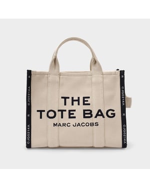 The Medium Tote Bag Jacquard - Marc Jacobs - Coton - Warm Sand