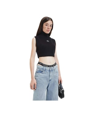 Calvin Klein Damen-Strickpullover mit charakteristischer Silhouette