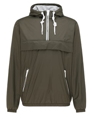 Dreimaster Schlupfjacke Herren dunkeloliv