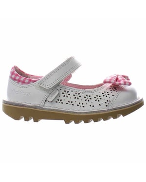 Kicker Kick Bowtie 2 Kinder weiße Schuhe