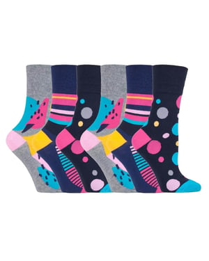 Gentle Grip - 6 Paar Damen Gentle Grip nicht elastische Socken - GG189
