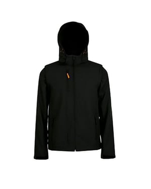 SOLS Herren Transformer Pro Softshell Jacke (Schwarz)