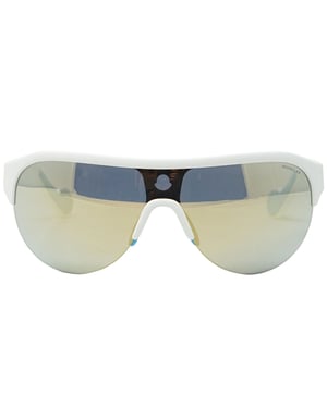 Moncler ML0049 21C OO Weisse Sonnenbrille