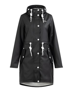 ICEBOUND Regenmantel Damen Schwarz