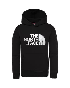 The North Face Unisex Kinder Drew Peak Stickerei Hoodie schwarz